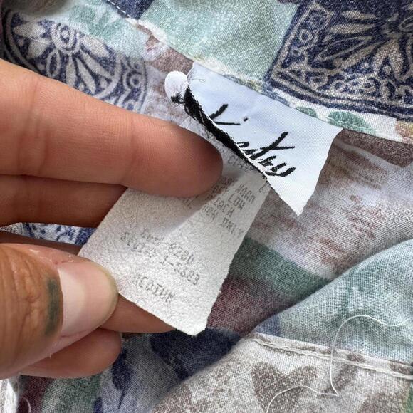 Men's White and Multi Shirt - Picture 3 of 6